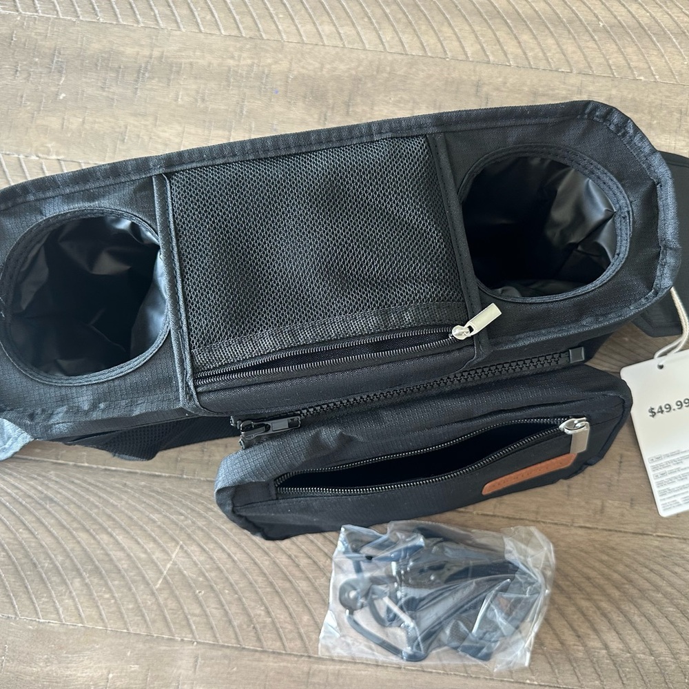 NEW Momcozy Universal Stroller Organizer Caddy with Insulated Cup Holders - Picture 5 of 11